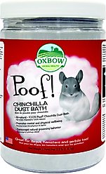 Oxbow Poof! Chinchilla Dust Bath, Blue Cloud, 2.5-lb jar