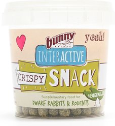 Bunny Nature Crispy Snack Vegetables Rabbit & Hamster Treats, 1-oz tub