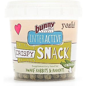 Bunny Nature Crispy Snack Vegetables Rabbit & Hamster Treats, 1-oz tub