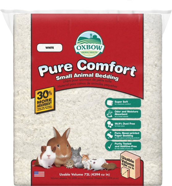 Oxbow Pure Comfort Small Animal Bedding, White, 72-L slide 1 of 7