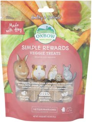Oxbow Simple Rewards Oven Baked Veggie Small Animal Treats, 3-oz bag