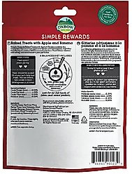 Oxbow Simple Rewards Oven Baked with Apple & Banana Small Animal Treats, 3-oz bag slide 2 of 4