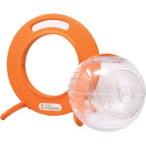 Happy Habitats Halo Small Pet Carrier with Roam Exercise Ball