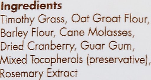 Oxbow Simple Rewards Oven Baked with Cranberry Small Animal Treats, 3-oz bag
