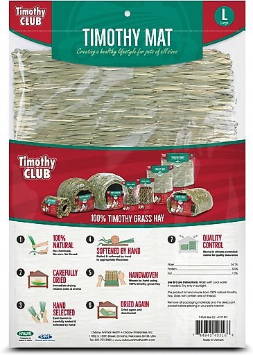Oxbow Timothy Club Small Animal Mat, Large