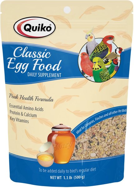 Quiko Classic Egg Food Supplement for Canaries & Finches, 1.1-lb bag slide 1 of 7
