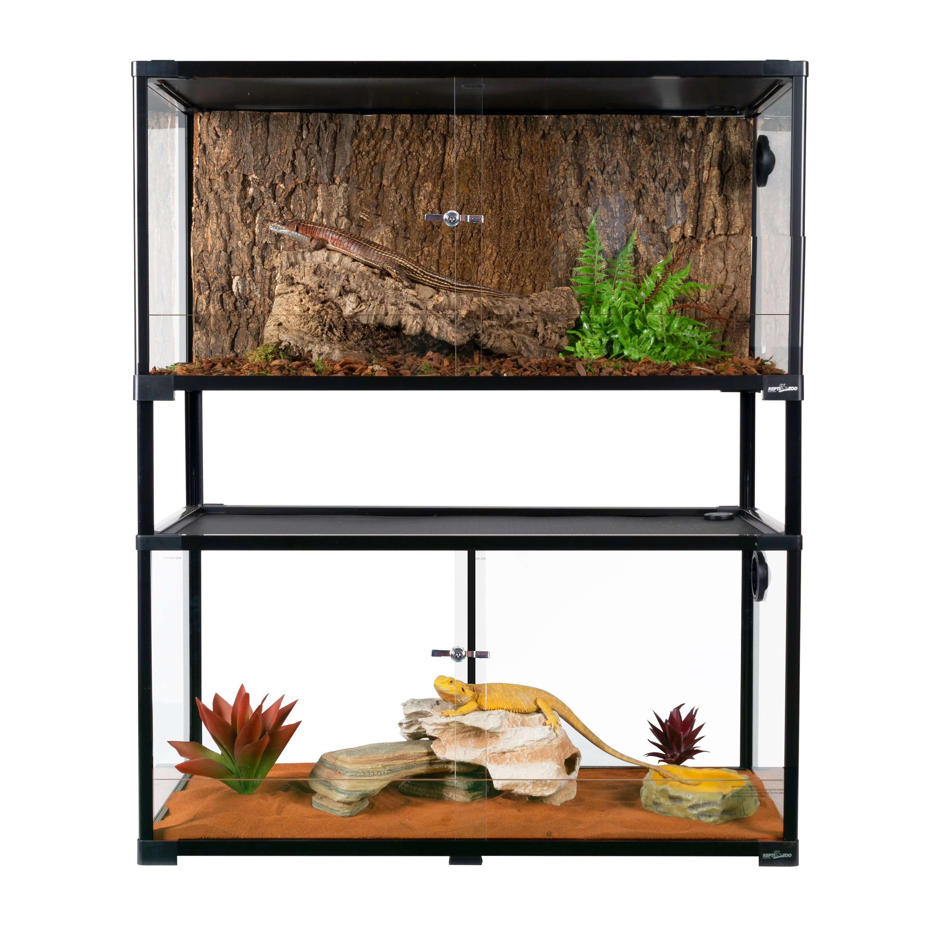 REPTI ZOO Full Tempered Glass Reptile Terrarium Customer Questions ...