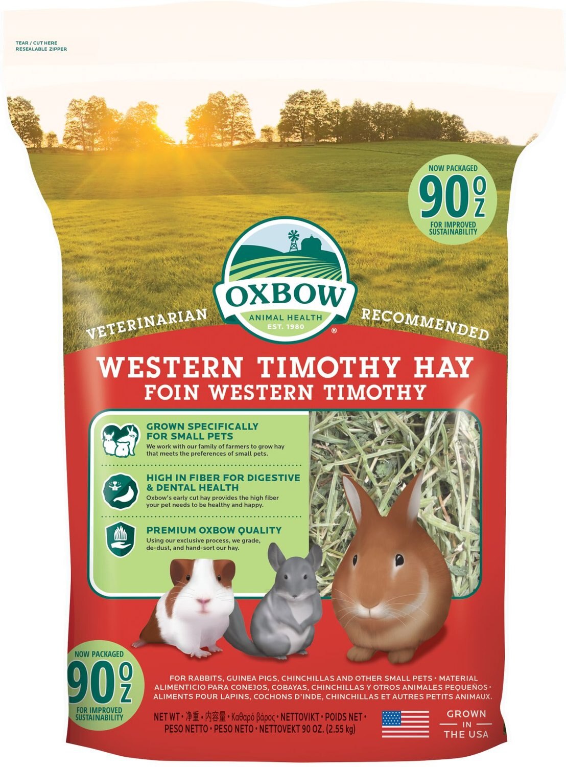 20 Pounds Premium 100% Timothy Pellets Rabbit Hamster Guinea Pig Small Pet Food 
