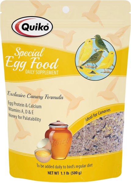 Quiko Special Egg Food Supplement for Canaries, 1.1-lb bag slide 1 of 6