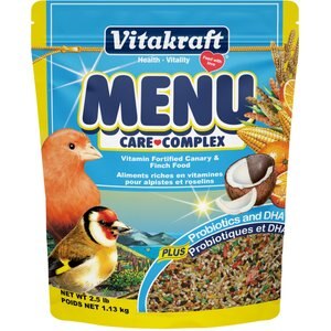 Vitakraft Menu Premium Vitamin-Fortified Canary & Finch Food, 2.5-lb bag
