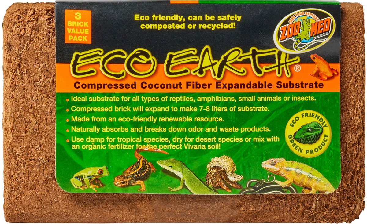 Zoo med eco clearance earth brick 3 pack