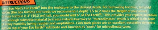 Zoo Med Eco Earth Loose Coconut Fiber Reptile Substrate, 8-qt bag