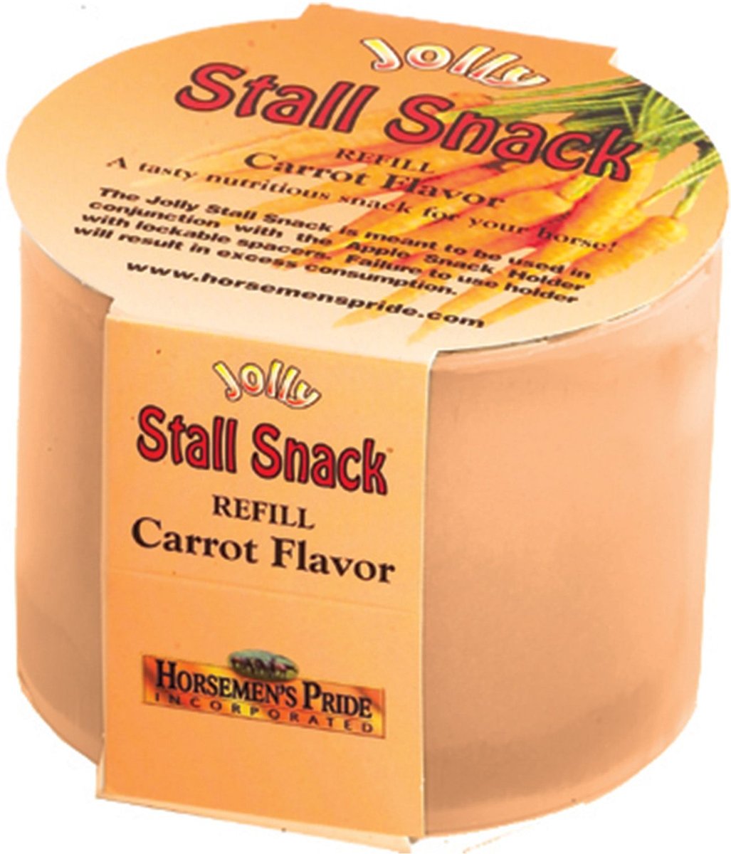 HORSEMEN'S PRIDE Stall Snack Horse Treat Refill, Carrot Flavor, 1.5lb