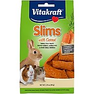 Vitakraft Slims Carrot Crispy Nibble Stick Small Animal Treats, 1.76-oz bag