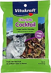 Vitakraft Fruit Cocktail Chinchilla Treats, 4.5-oz bag