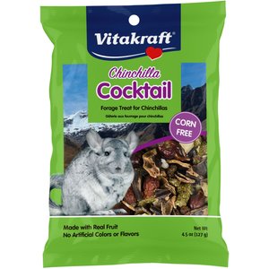 Vitakraft Fruit Cocktail Chinchilla Treats, 4.5-oz bag