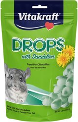 Vitakraft Drops with Dandelion Chinchilla Treats, 5.3-oz bag