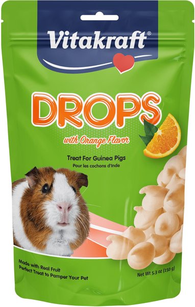 Vitakraft Drops Yogurt with Orange Guinea Pig Treats, 5.3-oz bag slide 1 of 2