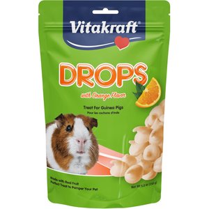 Vitakraft Drops Yogurt with Orange Guinea Pig Treats, 5.3-oz bag
