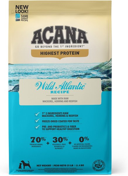 ACANA Wild Atlantic Grain-Free Dry Dog Food, 25-lb bag slide 1 of 11