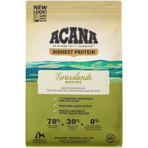 ACANA Appalachian Ranch Grain Free Dry Dog Food 4.5 lb bag