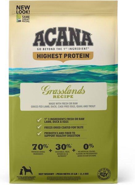 ACANA Grasslands Grain-Free Dry Dog Food, 25-lb bag slide 1 of 11