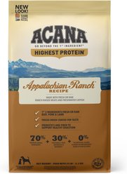 ACANA Appalachian Ranch Grain-Free Dry Dog Food, 25-lb bag
