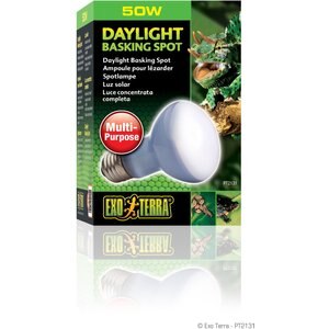 Exo Terra Daylight Basking Reptile Spot Lamp, 50-w bulb