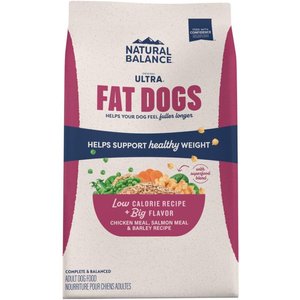 NATURAL BALANCE Fat Dogs Chicken Salmon Formula Low Calorie Dry