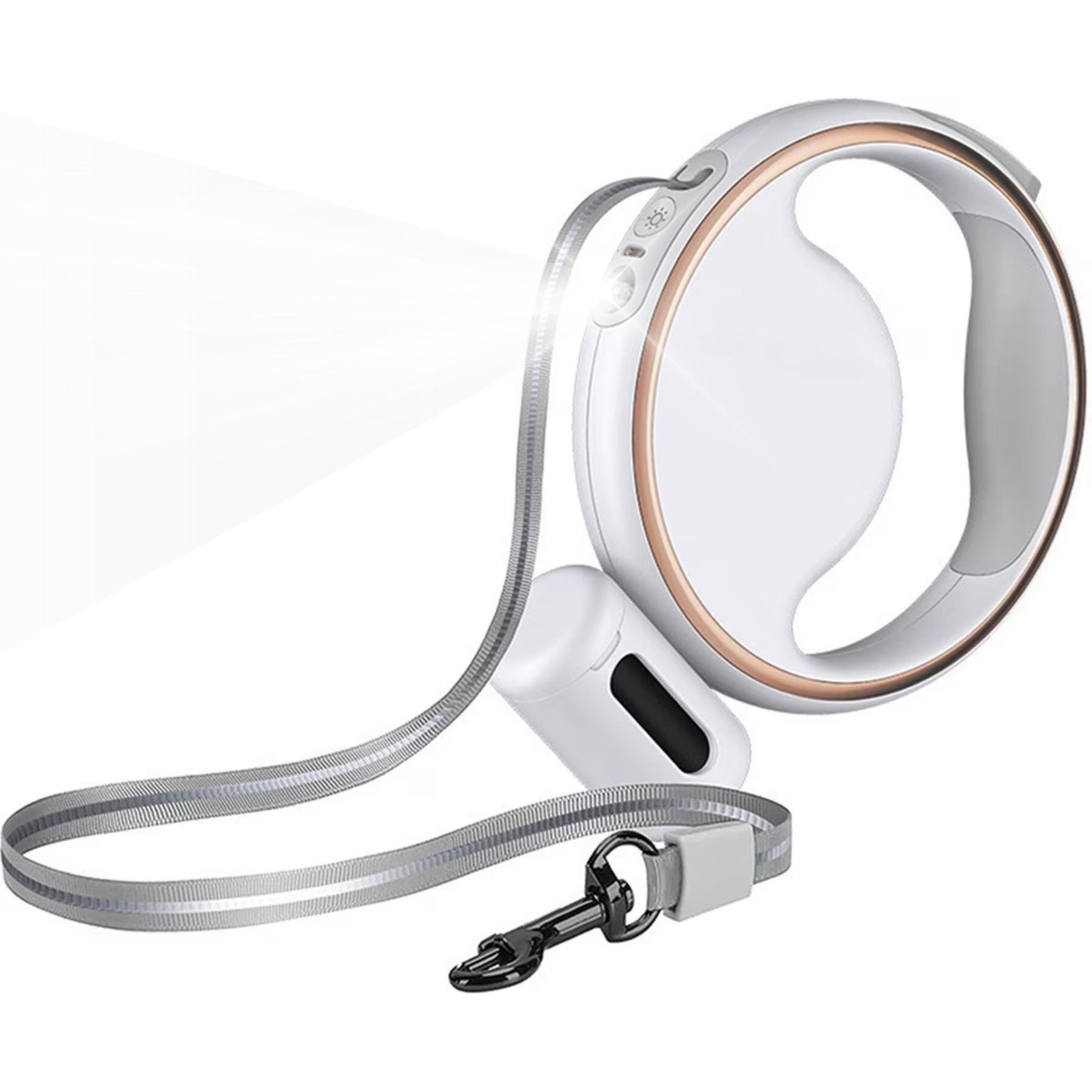 SHELE Retractable Anti-Slip Handle & LED Light Nylon Telescopic ...