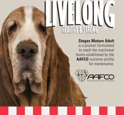 Livelong Healthy & Strong Stages Mature Adult Wet Dog Food, 12.5-oz can, case of 12 slide 2 of 6