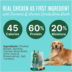 Waggin' Train Smoked Chicken Jerky Tenders with Turmeric & Bone Broth Dog Treats, 24-oz bag slide 2 of 4