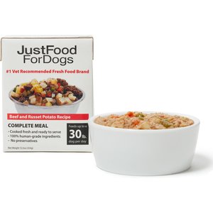 JUSTFOODFORDOGS Pantry Fresh Lamb & Brown Rice Fresh Dog Food, 12.5-oz ...