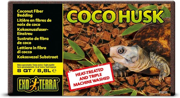 Exo Terra Coco Husk Brick Tropical Terrarium Reptile Substrate, 8-qt slide 1 of 8