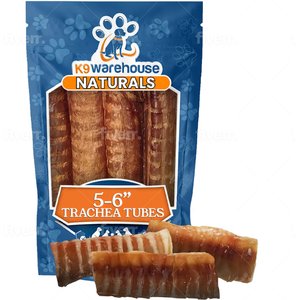 K9warehouse 5 to 6-in Trachea Tubes Dog Treats, 12 count