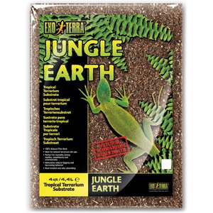 Exo Terra Jungle Earth Tropical Terrarium Reptile Substrate, 4-qt