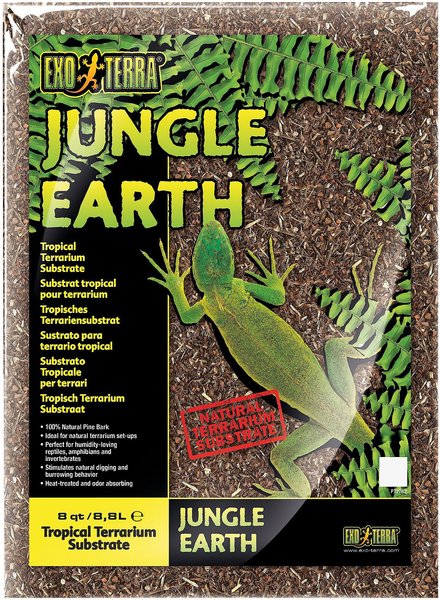 Exo Terra Jungle Earth Tropical Terrarium Reptile Substrate, 8-qt slide 1 of 3