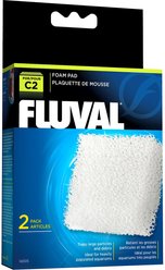 Fluval C2 Foam Pad Filter Media, 2 count