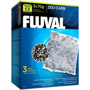 Fluval C2 Zeo-Carb Filter Media, 3 count