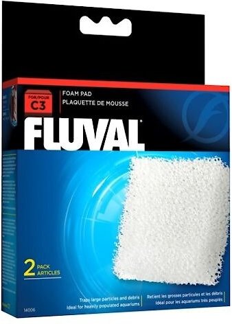 Fluval C3 Foam Pad Filter Media, 2 count slide 1 of 2