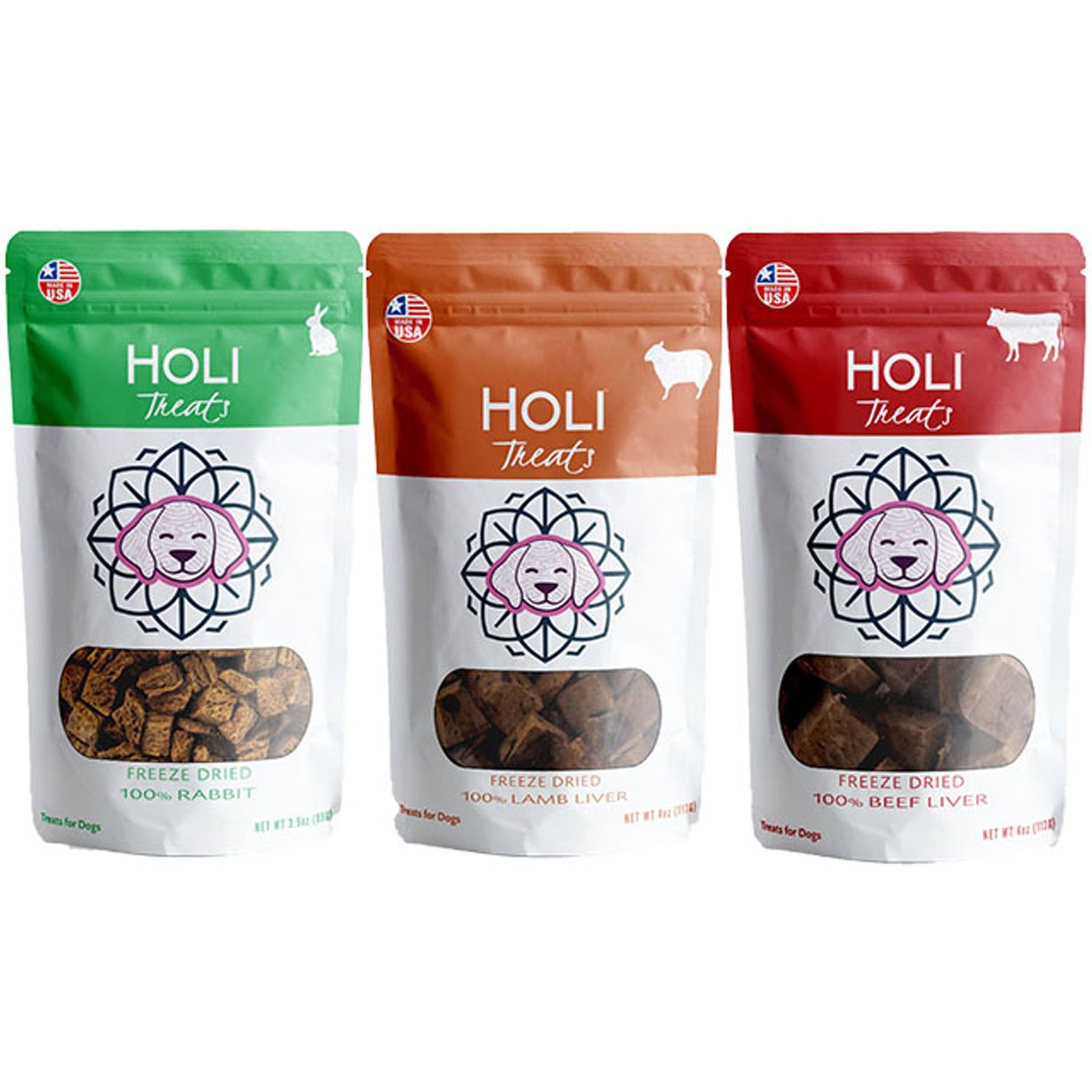 HOLI Beef, Rabbit, Lamb Single Ingredient Dog & Cat Treat, 5.75-oz bag ...