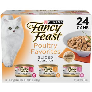 Fancy Feast Medleys Poultry Collection With Garden Greens In Sauce 