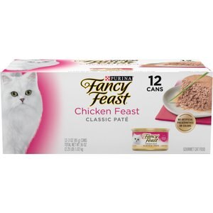 FANCY FEAST Senior 7+ Chicken, Beef & Tuna Feasts Variety Pack Canned ...