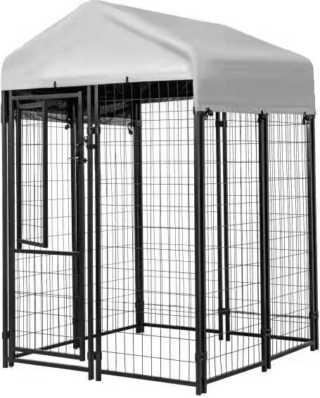 Kennelmaster welded shop wire dog kennel