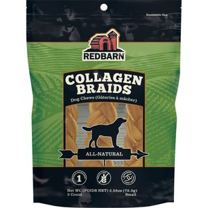 REDBARN Collagen Braid Dog Chew, Small, 3 count - Chewy.com