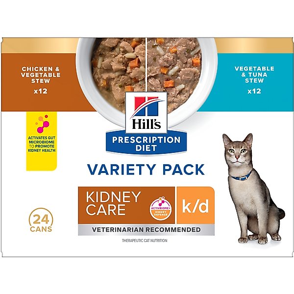 HILL'S PRESCRIPTION DIET k/d Kidney Care Stew Variety Pack Wet Cat Food