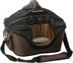 One for Pets The Deluxe Cozy Dog & Cat Carrier, Brown, Large