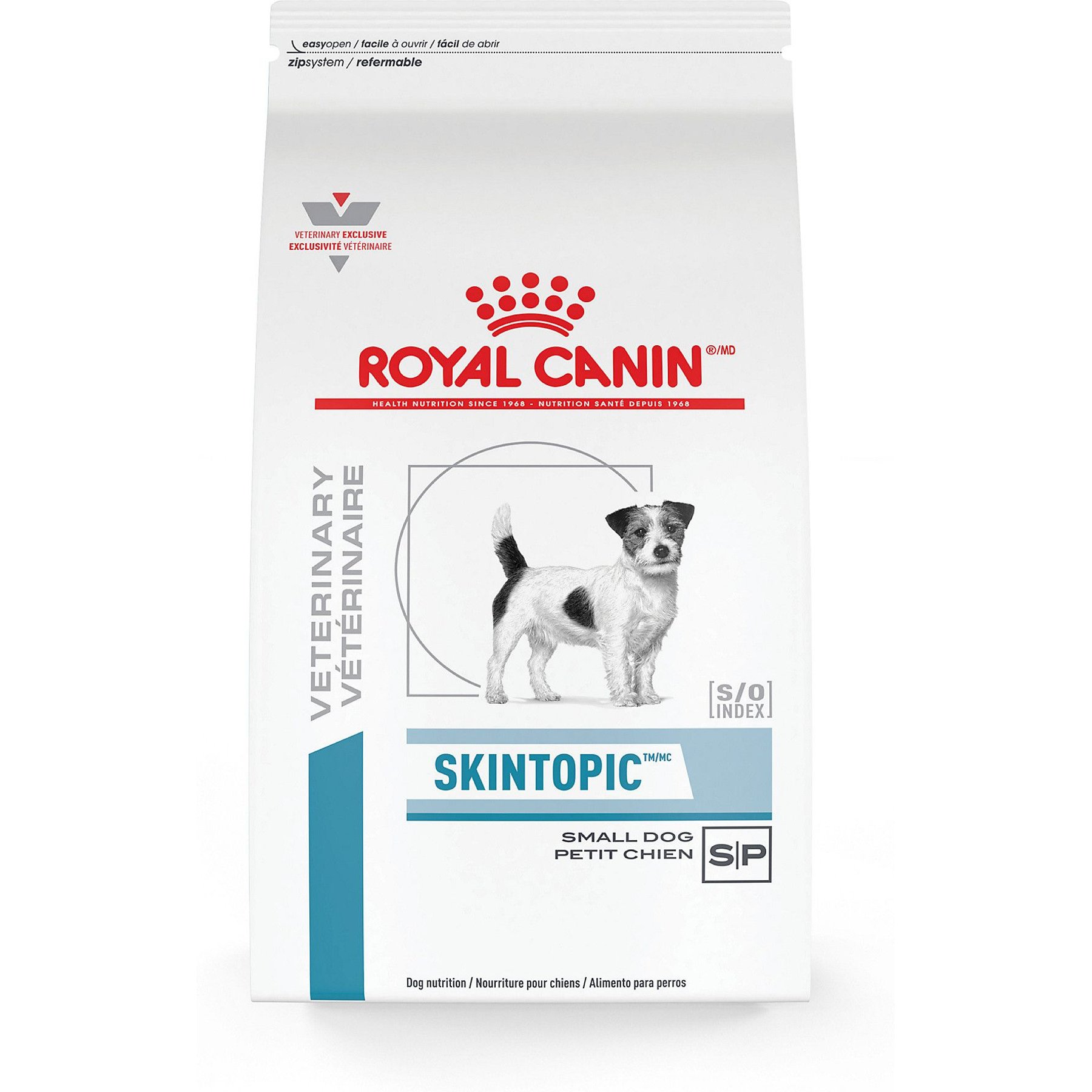 ROYAL CANIN VETERINARY DIET Skintopic Small Dog Adult Dry Dog Food 8.8 lb bag Chewy