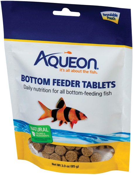 Aqueon Tablets Bottom Feeder Fish Food, 3-oz bag slide 1 of 6