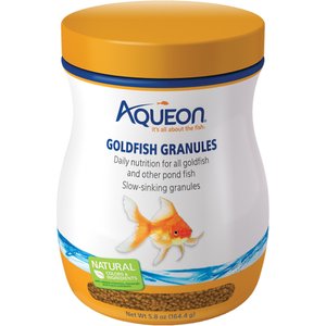 Aqueon Goldfish Granule Fish Food, 5.8-oz jar